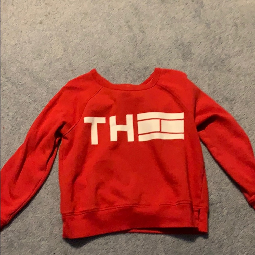 Red sweater